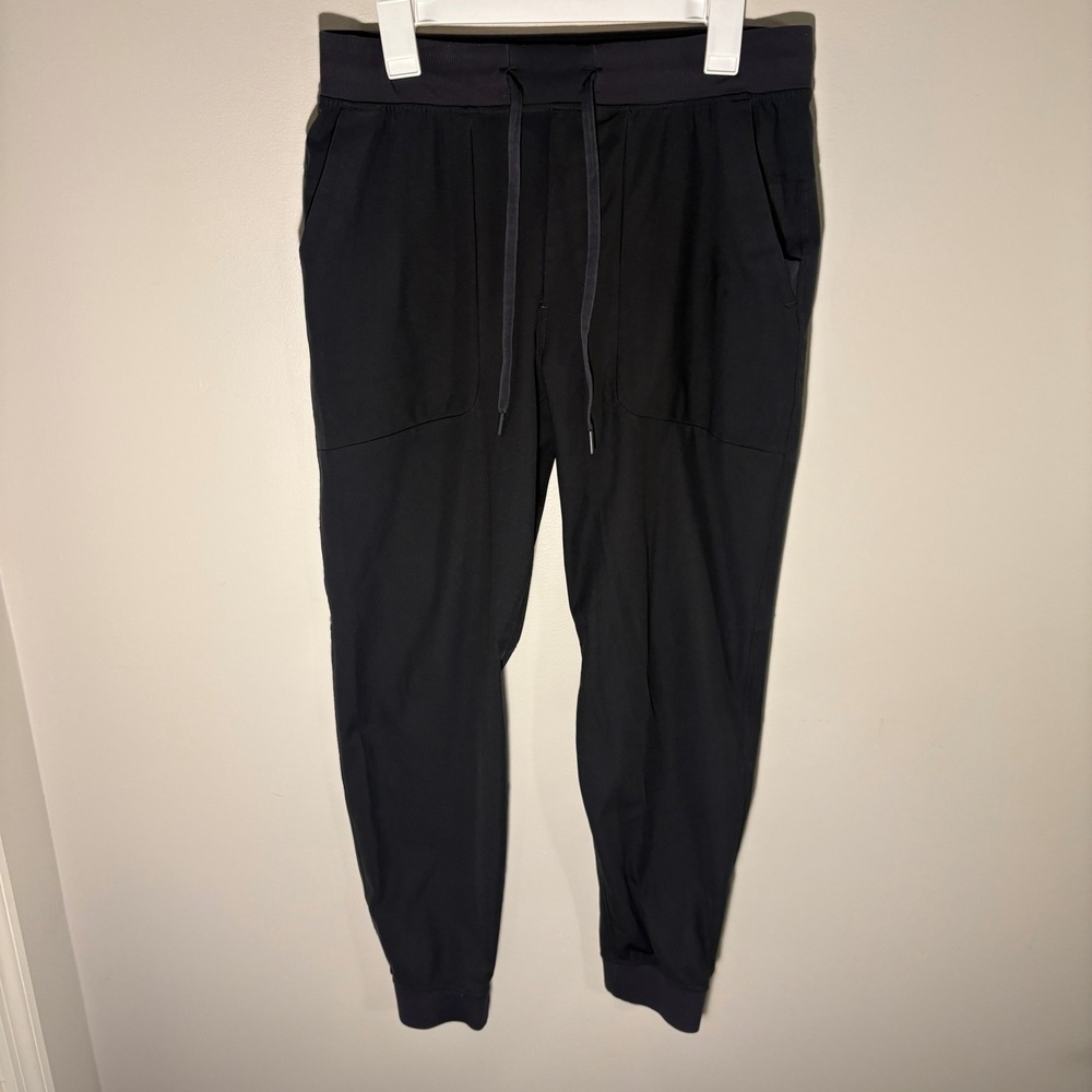 Lululemon ABC Jogger Black Warpstreme Tapered Pants Mens Large L 29 Inseam